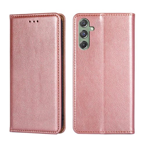 Estuche para Teléfono Samsung Galaxy M34 5G / F34 5G Cuero Magnético Color Oro Rosa