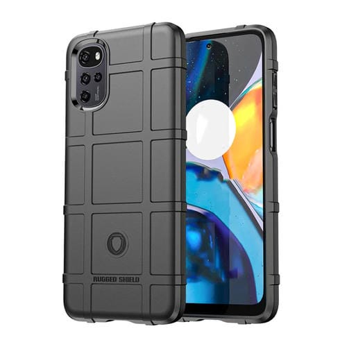 Funda TPU a Prueba de Golpes para Motorola Moto E32 India con Cobertura Total (Negra)