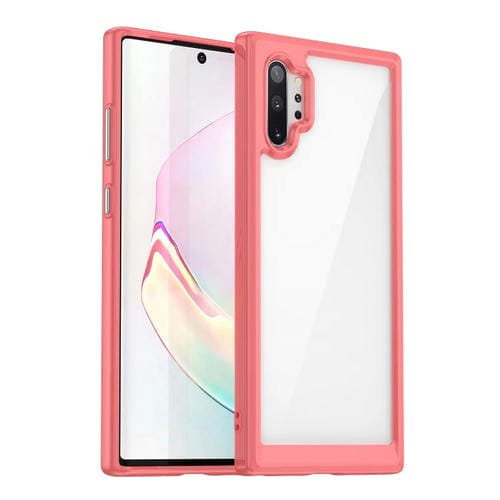 Para Samsung Galaxy Note10+ Colorful Series Acrylic + TPU Phone Case (Rojo)