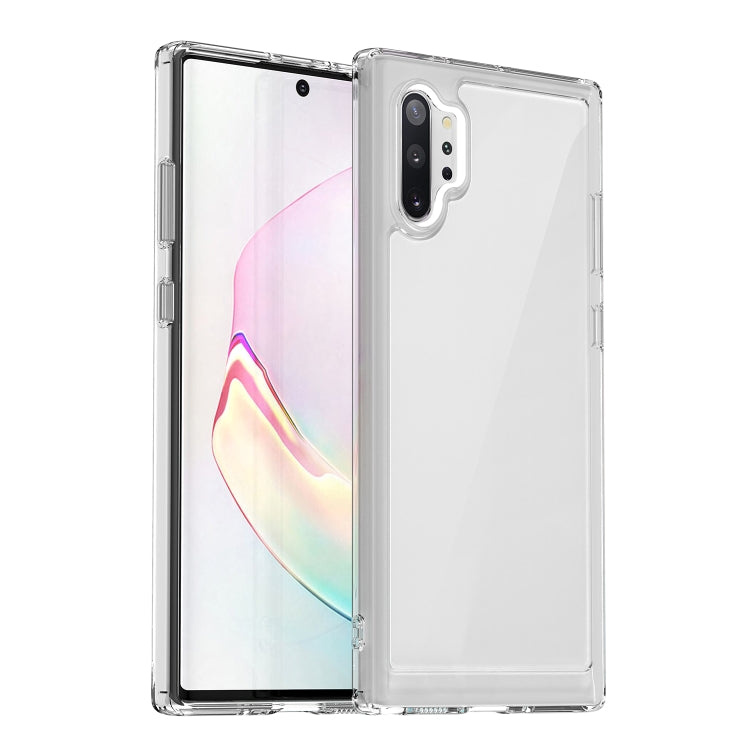 Para Samsung Galaxy Note10+ Colorful Series Acrylic + TPU Phone Case (Transparente)