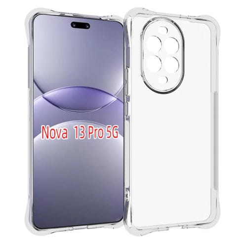 Funda TPU Gruesa Antideslizante a Prueba de Golpes para Huawei Nova 13 Pro (Transparente)