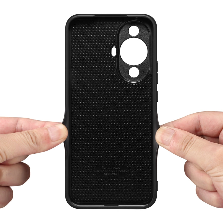 Funda para Huawei Nova 11 Pro y 11 Ultra Denior PU Contraportada con Ranura para Tarjeta (Rojo)