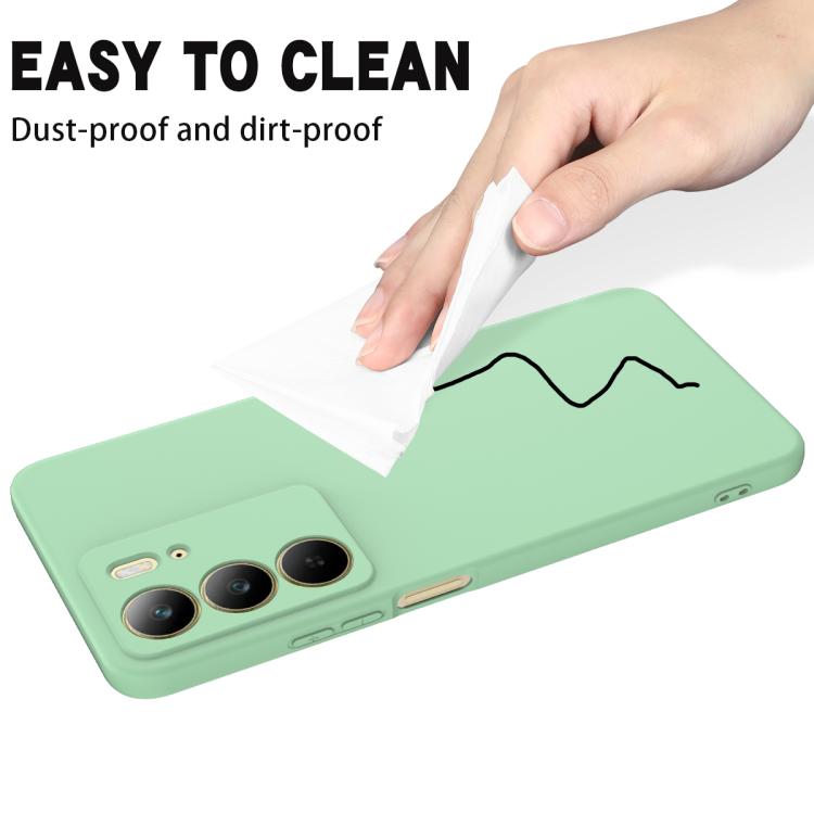 Funda de Silicona Líquida a Prueba de Golpes para Realme C75X (Verde)