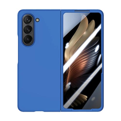 Para Samsung Galaxy Z Fold5 PC integrada Skin Feel Funda para teléfono a prueba de golpes (Azul)