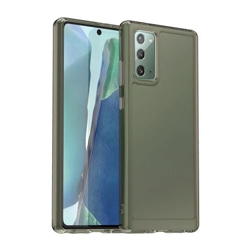 Para Samsung Galaxy Note20 Candy Series TPU Phone Case (Gris transparente)