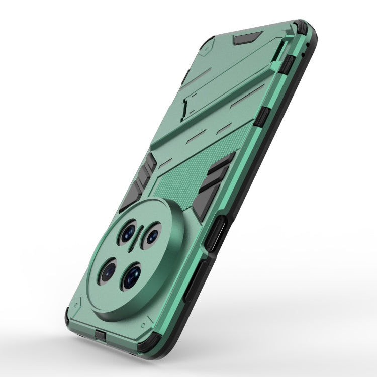 Funda Huawei Mate 70 Pro 5G Punk Armor 2 en 1 PC + TPU con Soporte (Verde)