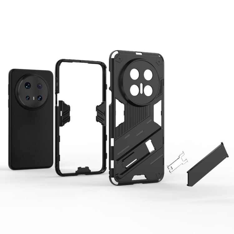 Funda Huawei Mate 70 Pro 5G Punk Armor 2 en 1 PC + TPU con Soporte (Verde)