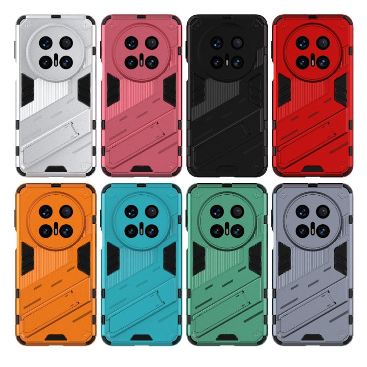 Funda Huawei Mate 70 Pro 5G Punk Armor 2 en 1 PC + TPU con Soporte (Verde)