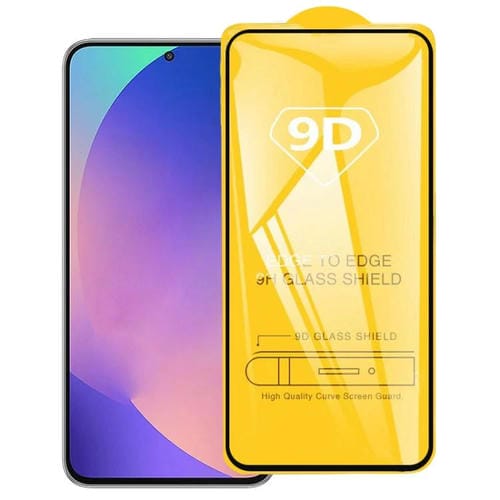 Película de vidrio templado con pegamento completo 9D para Samsung Galaxy M36 5G