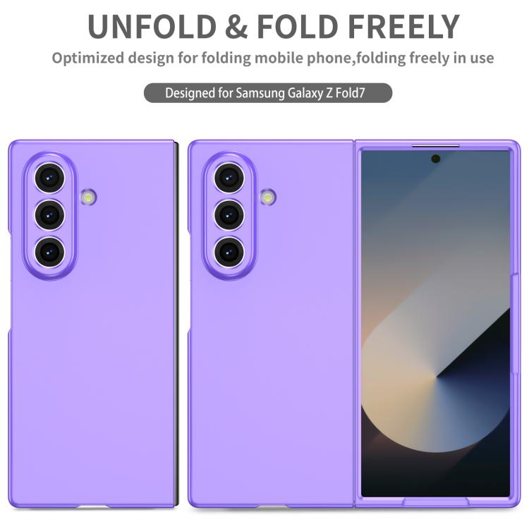 Funda plegable Armor para Samsung Galaxy Z Fold7 5G (morada)