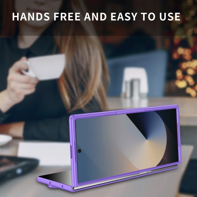 Funda plegable Armor para Samsung Galaxy Z Fold7 5G (morada)