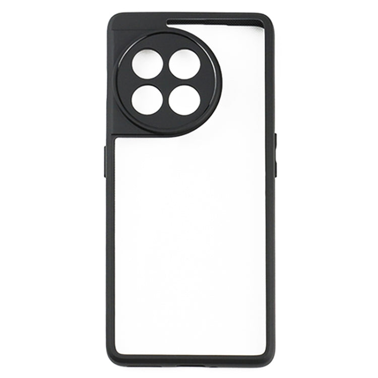 Funda para OnePlus Ace 2 Frosted TPU y Transparente PC (Negro)
