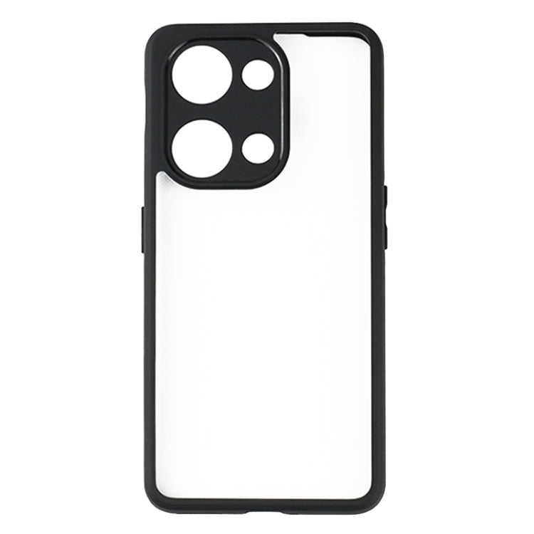Funda para OnePlus Ace 2V Frosted TPU y Transparente PC (Negro)