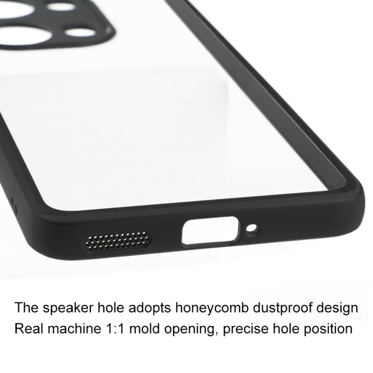 Funda para OnePlus Ace 2V Frosted TPU y Transparente PC (Negro)