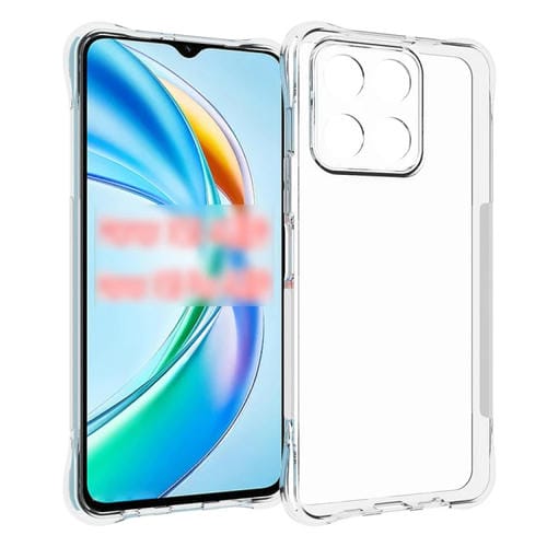 Funda de Teléfono TPU Gruesa Antideslizante a Prueba de Golpes para Honor X5B / X5B Plus (Transparente)