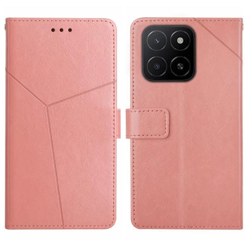 Funda de Cuero con Tapa y Patrón para Honor X5B 4G y X5B Plus 4G (Rosa)