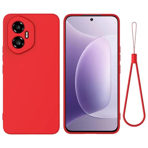 Funda Silicona Líquida a Prueba de Golpes para Honor 300 (Rojo)