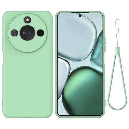 Funda de Silicona Líquida a Prueba de Golpes para Honor X9C / X60 (Verde)