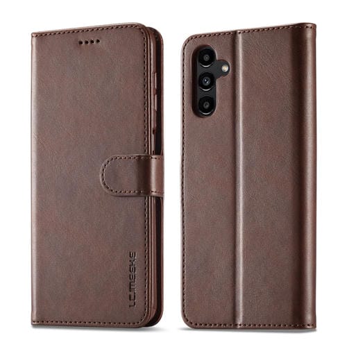 Funda para Teléfono Samsung Galaxy A35 5G Lc.Imeeke Cuero Textura de Becerro (Café)