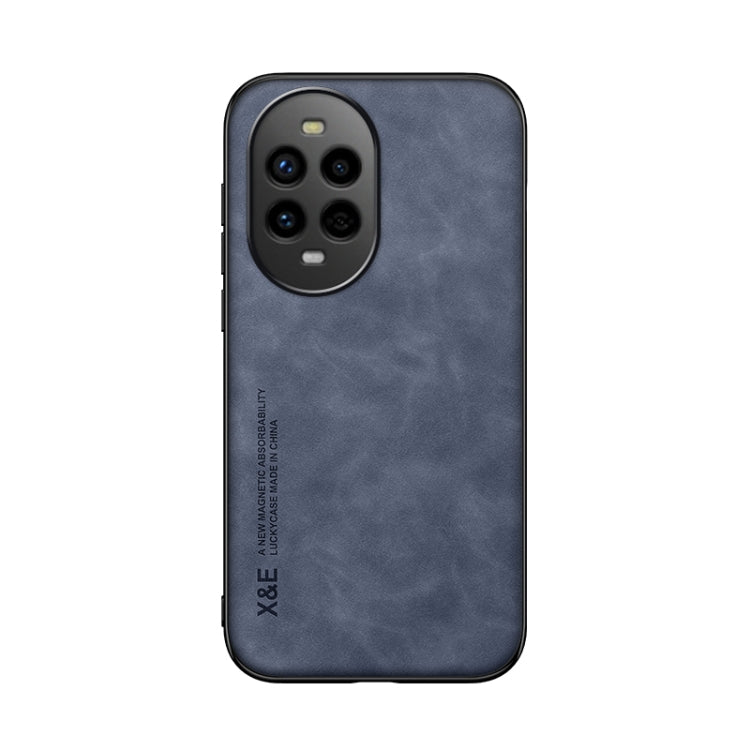 Funda de Cuero con Tapa Magnética para Huawei Nova 13 Pro Skin Feel (Azul)