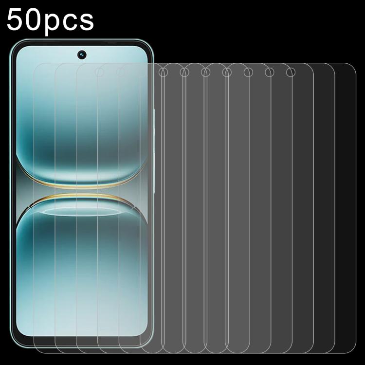 Película de vidrio templado 9H 2.5D de 0,26 mm para Tecno Spark Go 2 4G (50 unidades)