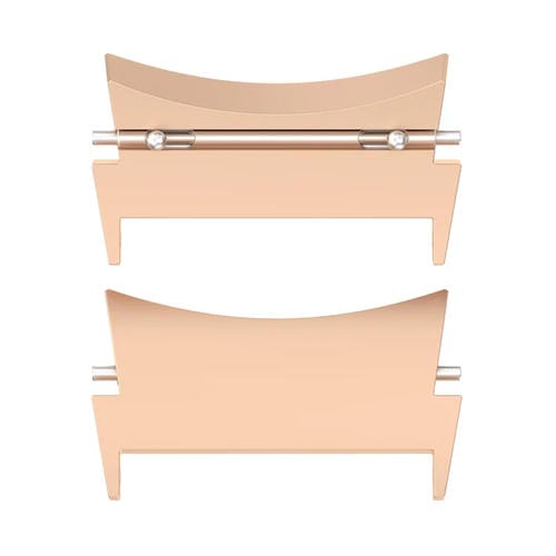 Connecteur de bande Samsung Galaxy Watch 6/6 Classic en acier inoxydable (Or Rose)