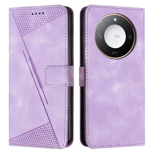 Funda de Cuero Triangular con Cordón para Honor X60/X9C (Morado) Smart Dream