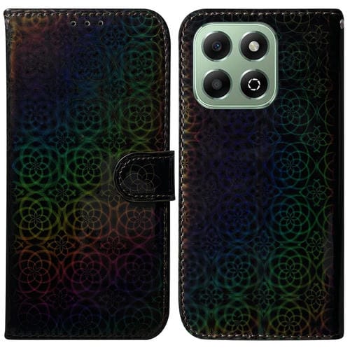 Funda de Cuero con Hebilla Magnética para Teléfono Honor X6B (Negro)