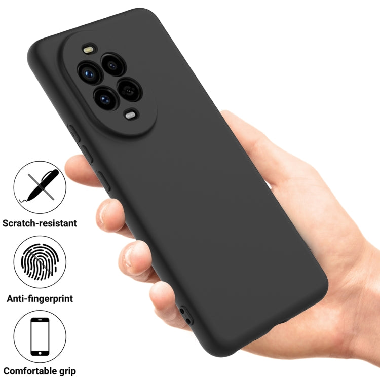 Funda Protectora Silicona Líquida Huawei Nova 13 Pro Cobertura Total (Negro)