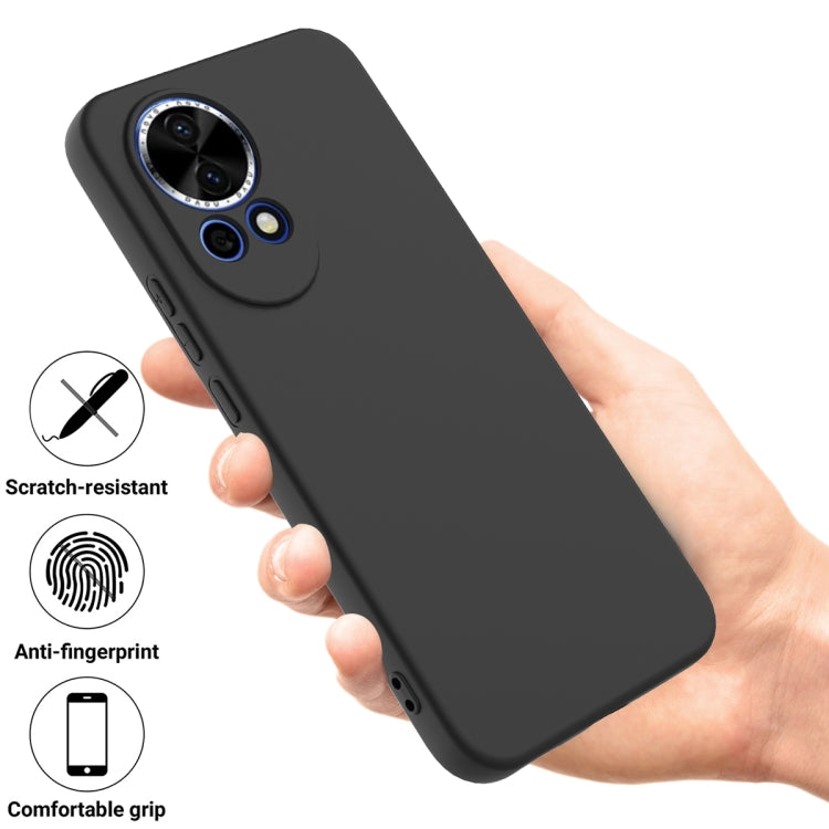 Funda Protectora Silicona Líquida Huawei Nova 13 Cobertura Total a Prueba de Caídas (Negro)
