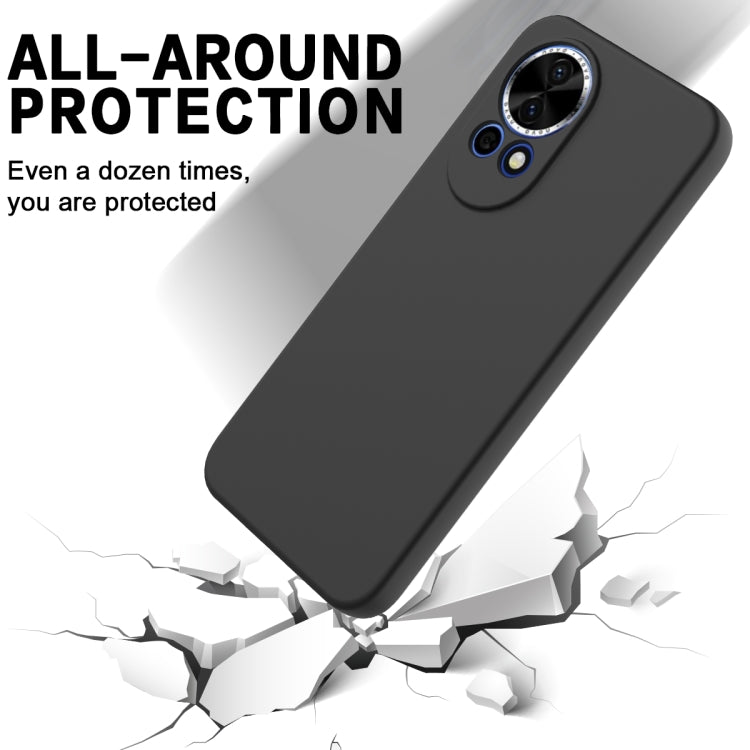 Funda Protectora Silicona Líquida Huawei Nova 13 Cobertura Total a Prueba de Caídas (Negro)