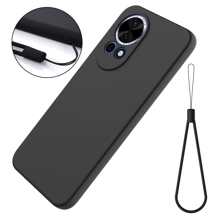 Funda Protectora Silicona Líquida Huawei Nova 13 Cobertura Total a Prueba de Caídas (Negro)