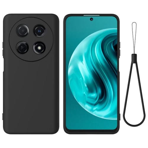 Funda Protectora Silicona Líquida Huawei Nova 13I Cobertura Total a Prueba de Caídas (Negro)