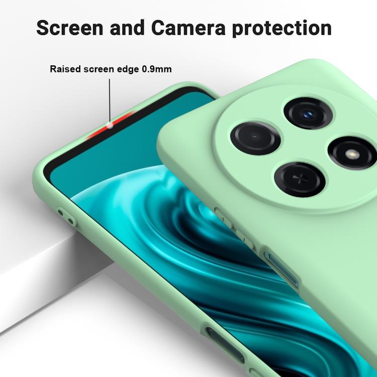 Funda Protectora Silicona Líquida Huawei Nova 13I Cobertura Total a Prueba de Caídas (Verde)