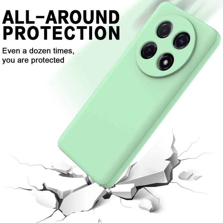 Funda Protectora Silicona Líquida Huawei Nova 13I Cobertura Total a Prueba de Caídas (Verde)