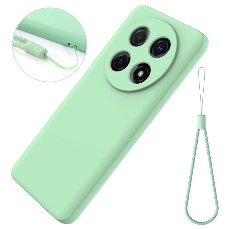 Funda Protectora Silicona Líquida Huawei Nova 13I Cobertura Total a Prueba de Caídas (Verde)