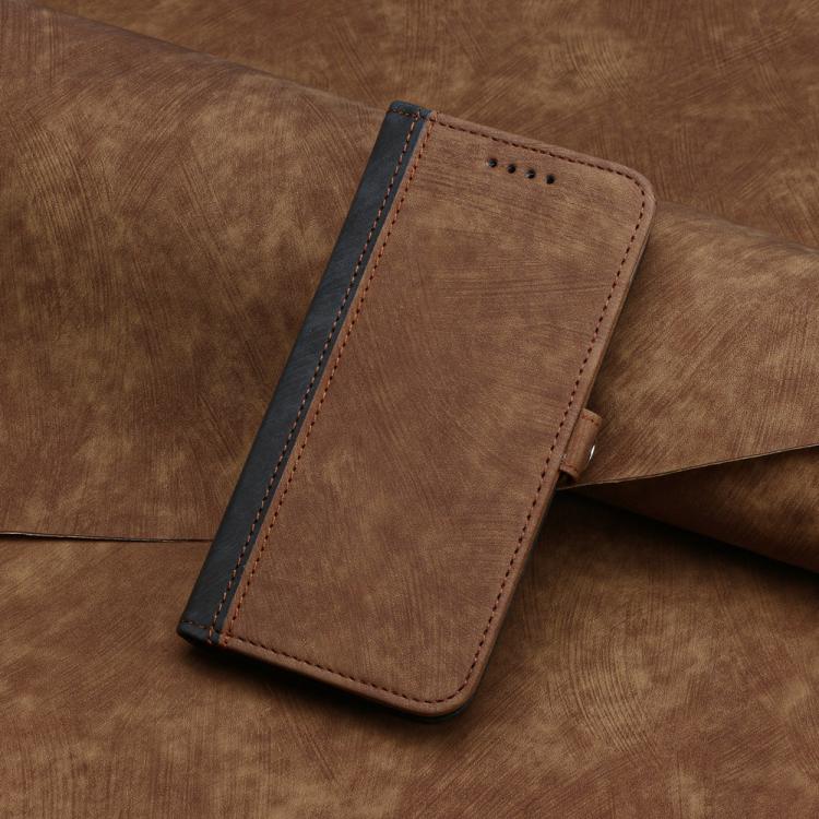 Funda de Cuero para Huawei Nova 12 Pro y Nova 12 Ultra con Correa y Hebilla Doble Plegable (Marrón)