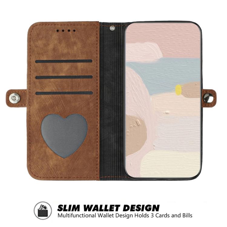 Funda de Cuero para Huawei Nova 12 Pro y Nova 12 Ultra con Correa y Hebilla Doble Plegable (Marrón)