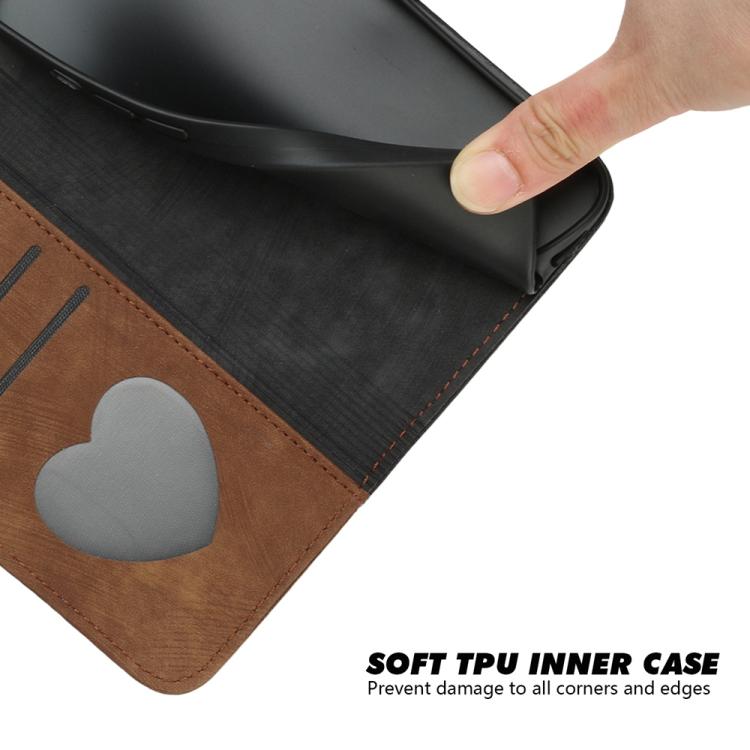Funda de Cuero para Huawei Nova 12 Pro y Nova 12 Ultra con Correa y Hebilla Doble Plegable (Marrón)