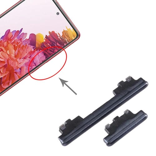 Pulsante di accensione e volume (Nero) Samsung Galaxy S20 FE SM-G780 (10 pezzi)