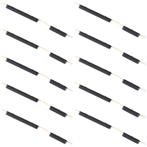Botones de Encendido y Volumen Samsung Galaxy A11 SM-A115 (10 Piezas) (Negro)