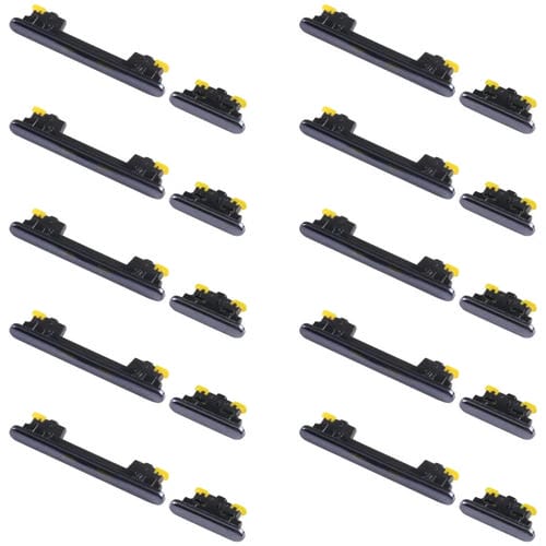 Botões de Energia e Volume Samsung Galaxy A73 5G SM-A736 (Preto) - Pacote de (10 Peças)