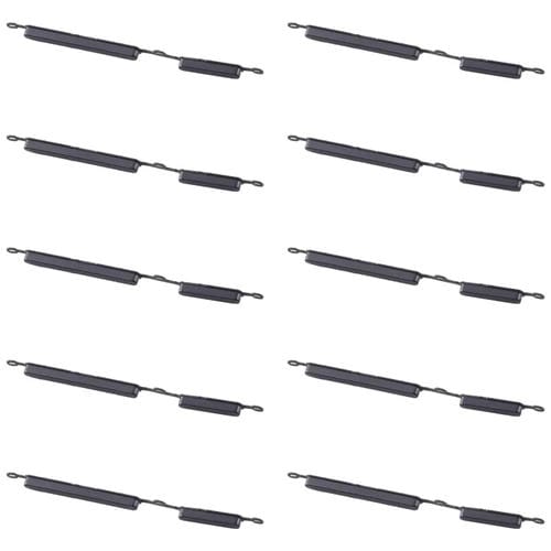 Botones de Encendido y Volumen Samsung Galaxy A02s SM-A025 (10 Piezas) (Negro)