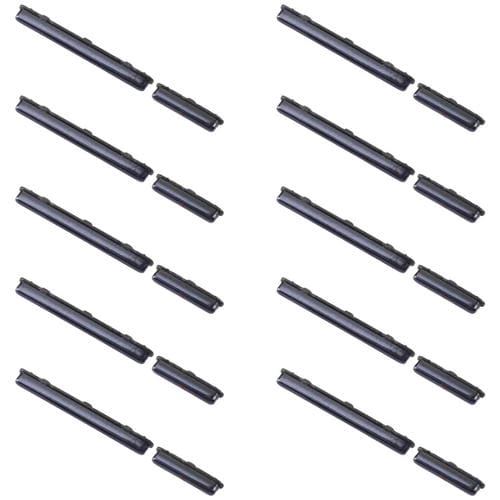 Boutons d'alimentation et de volume Samsung Galaxy A31 SM-A315 (Noir) - Pack de (10 pièces)