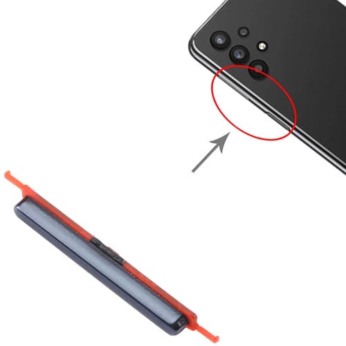 Botón de Encendido / Volumen Samsung Galaxy A32 5G SM-A326 (Negro) (10 Piezas)