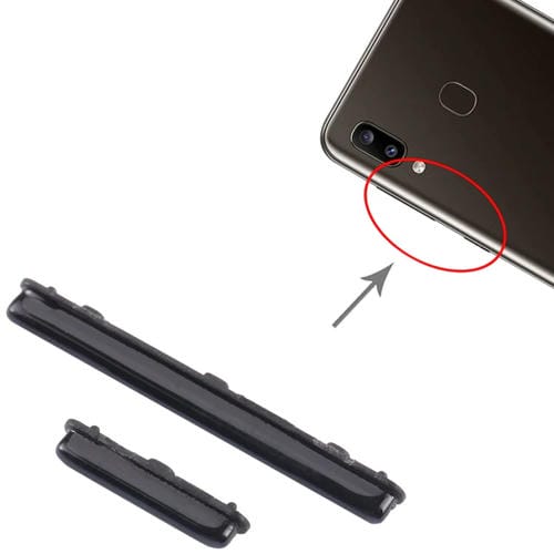 Boutons d'alimentation et de volume Samsung Galaxy A51 SM-A515 (Noir) - (10 pièces)