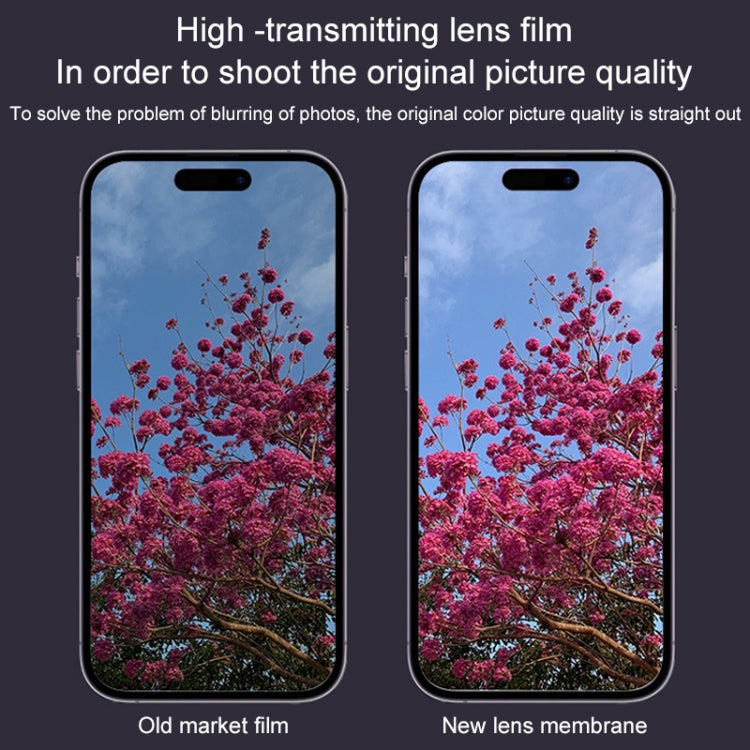 Película de Cámara Trasera para iPhone 15/15 Plus Vidrio Templado (50 Piezas) - MOVILSTORE