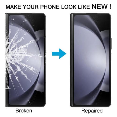 Outer Glass Lens Secondary LCD Screen Samsung Galaxy Z Fold5 SM-F946B with OCA Adhesive