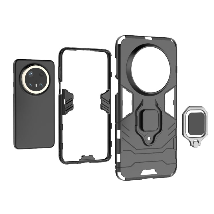 Funda para Teléfono Huawei Mate 70 Pro/70 Pro+ TPU y PC Soporte Prueba de Golpes (Azul Marino)