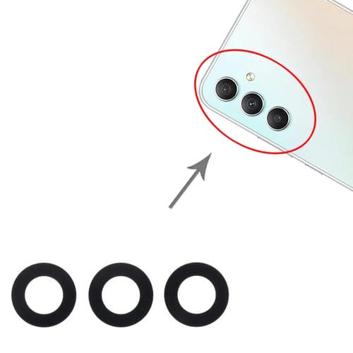 Objectif de caméra arrière Samsung Galaxy A34 5G SM-A346B (10 pièces)